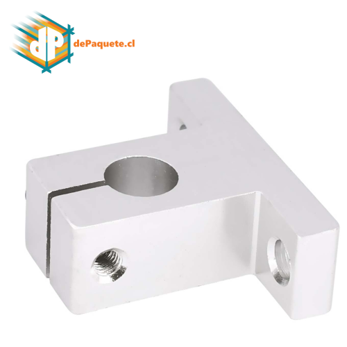 Soporte de Aluminio fijo para Ejes SK8 SK10 SK12 Impresora 3D